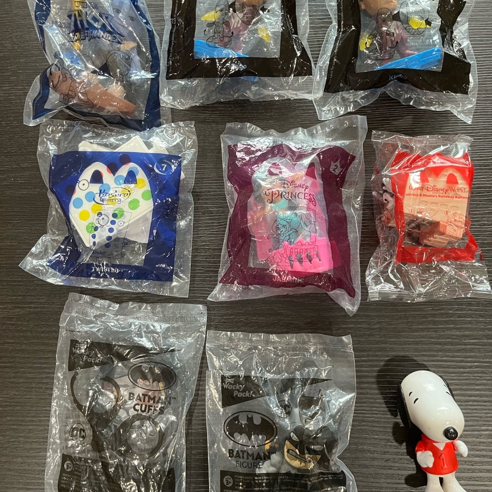 McDonald’s Collectable Happy Meal Toys Sonic -Burger King BUNDLE